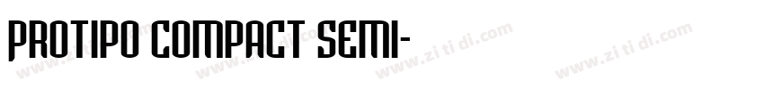 Protipo Compact Semi字体转换